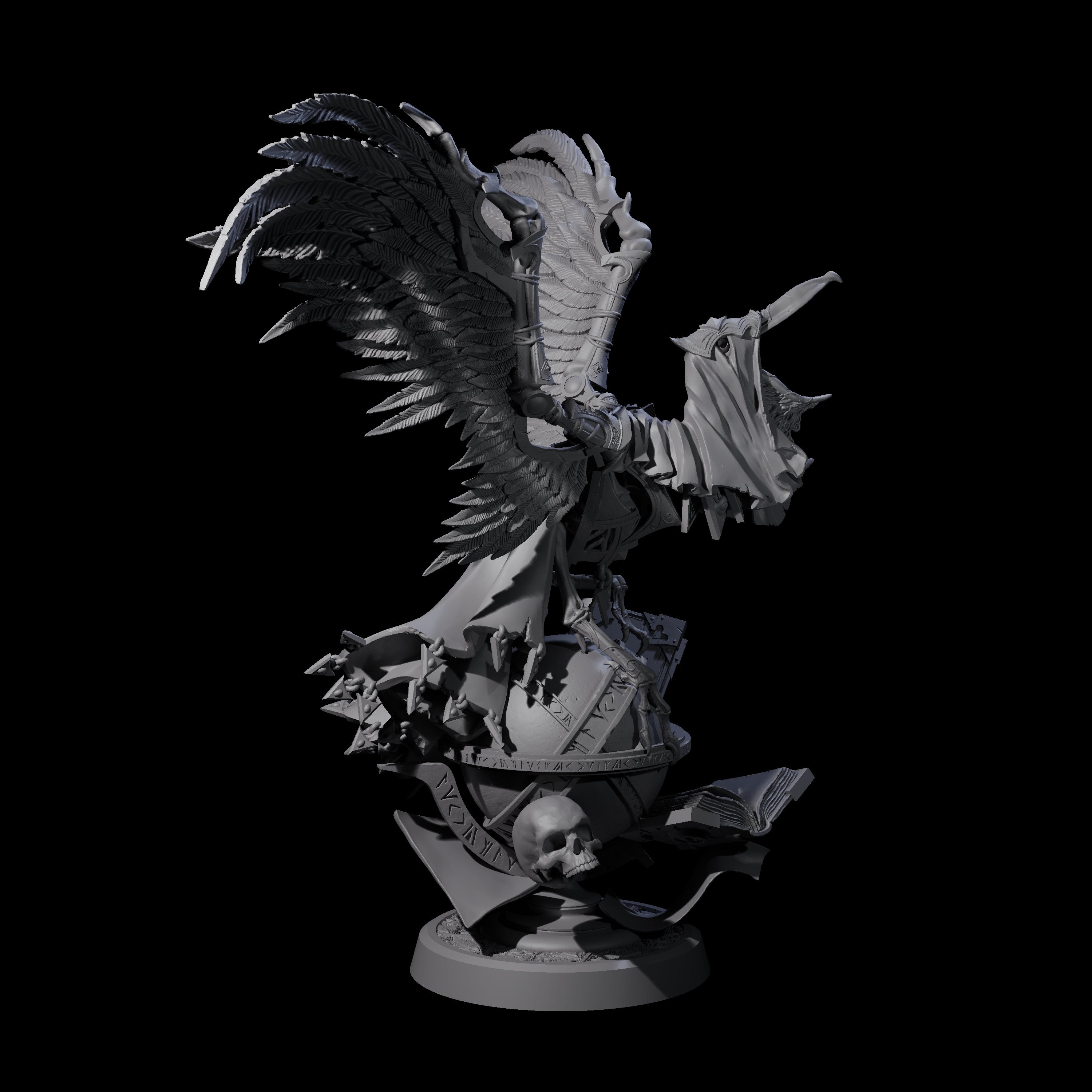 Onocrotalos - Undead Bird God Miniature for Dungeons and Dragons, Pathfinder or other TTRPGs