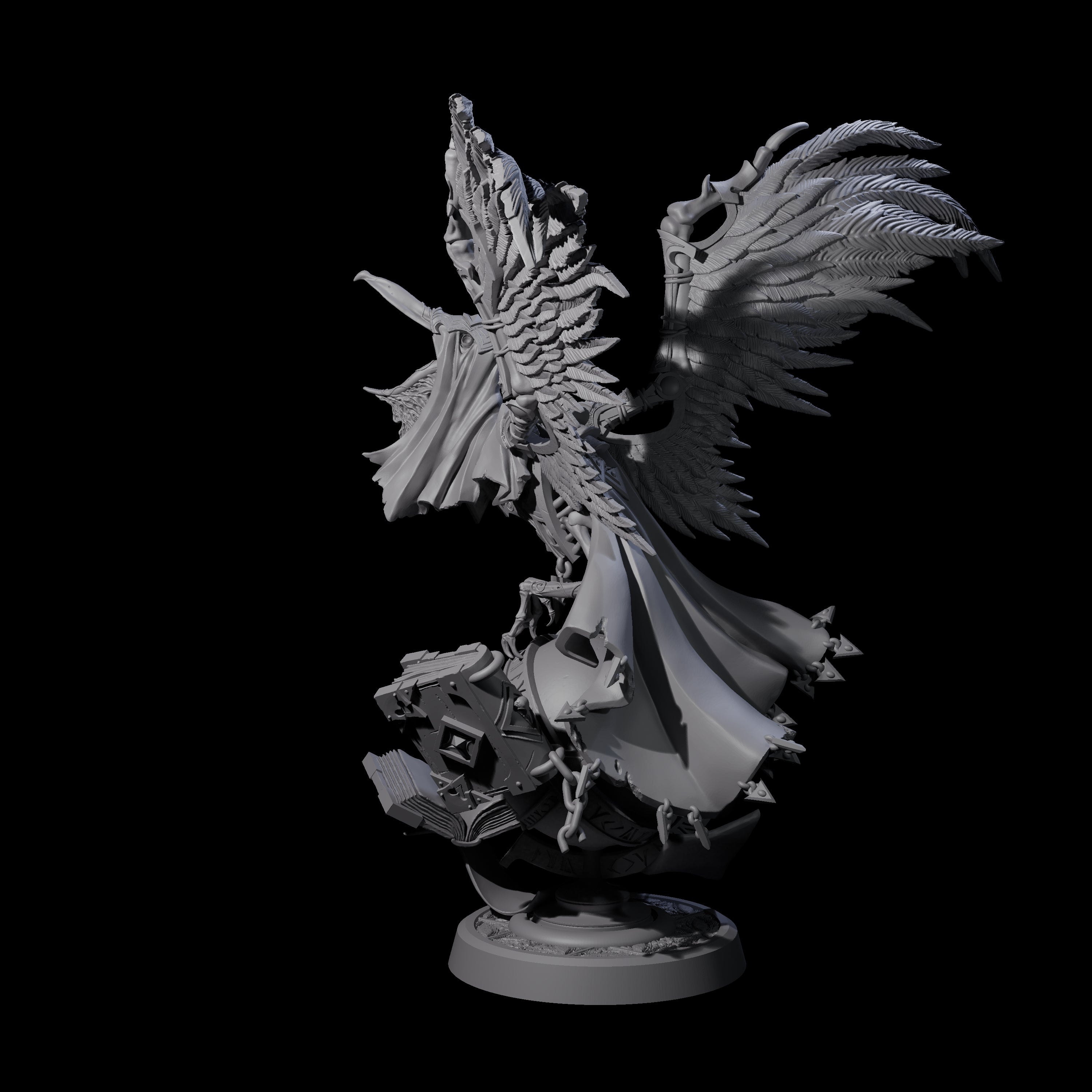 Onocrotalos - Undead Bird God Miniature for Dungeons and Dragons, Pathfinder or other TTRPGs