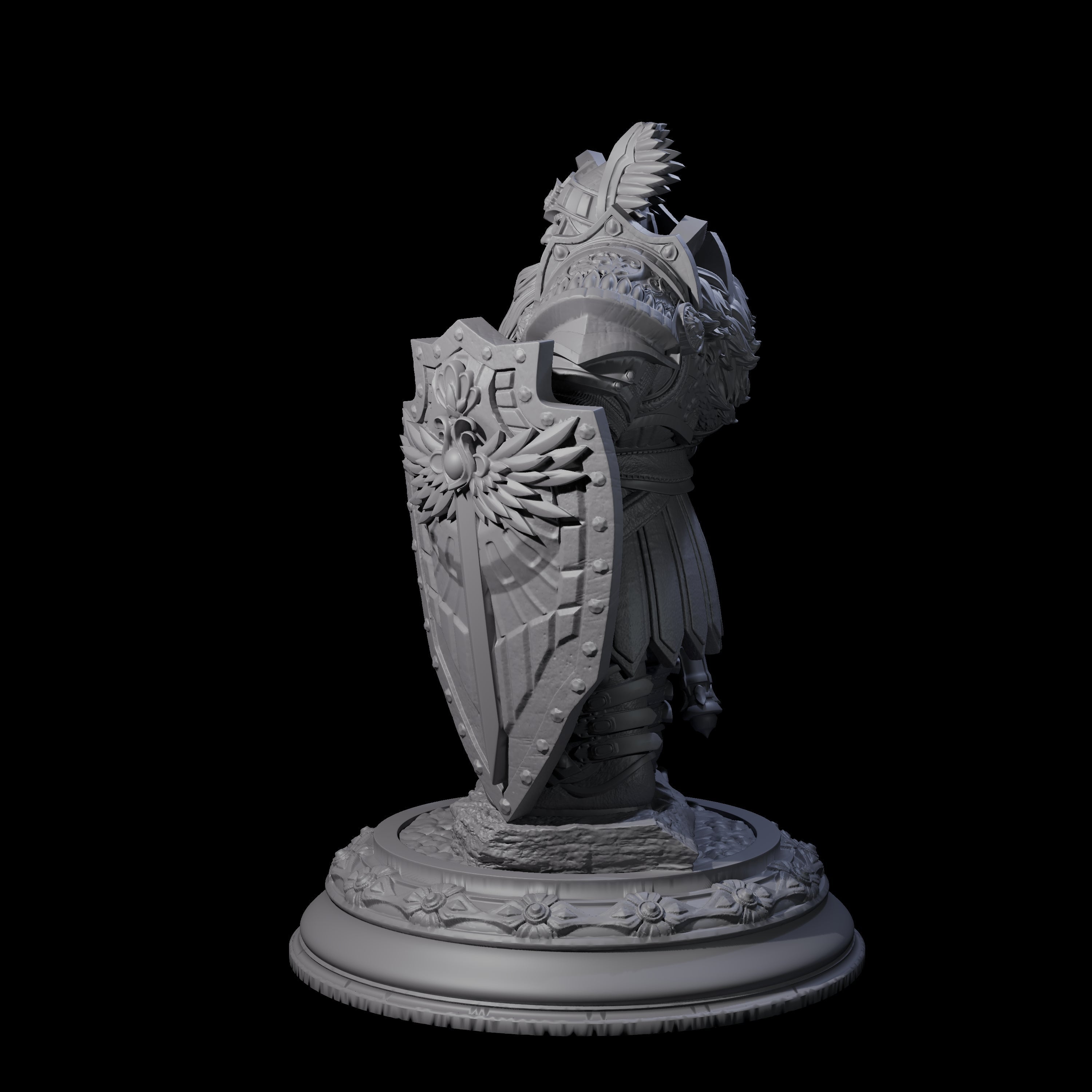 Optimistic Dwarf Fighter Miniature for Dungeons and Dragons, Pathfinder or other TTRPGs