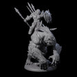 Orc Raider Riding Barlgura B Miniature for Dungeons and Dragons, Pathfinder or other TTRPGs