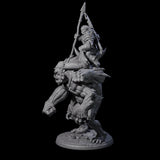 Orc Raider Riding Barlgura D Miniature for Dungeons and Dragons, Pathfinder or other TTRPGs