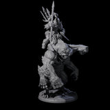 Orc Raider Riding Barlgura D Miniature for Dungeons and Dragons, Pathfinder or other TTRPGs