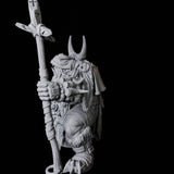 Orc Shaman B Miniature for Dungeons and Dragons, Pathfinder or other TTRPGs