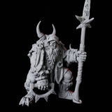 Orc Shaman B Miniature for Dungeons and Dragons, Pathfinder or other TTRPGs