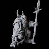 Orc Shaman B Miniature for Dungeons and Dragons, Pathfinder or other TTRPGs