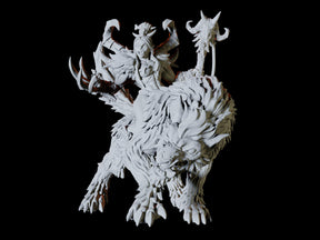 Orc Shaman on Worg Miniature for Dungeons and Dragons, Pathfinder or other TTRPGs