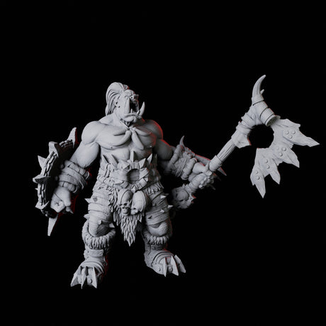 Orc War Band Miniature for Dungeons and Dragons, Pathfinder or other TTRPGs