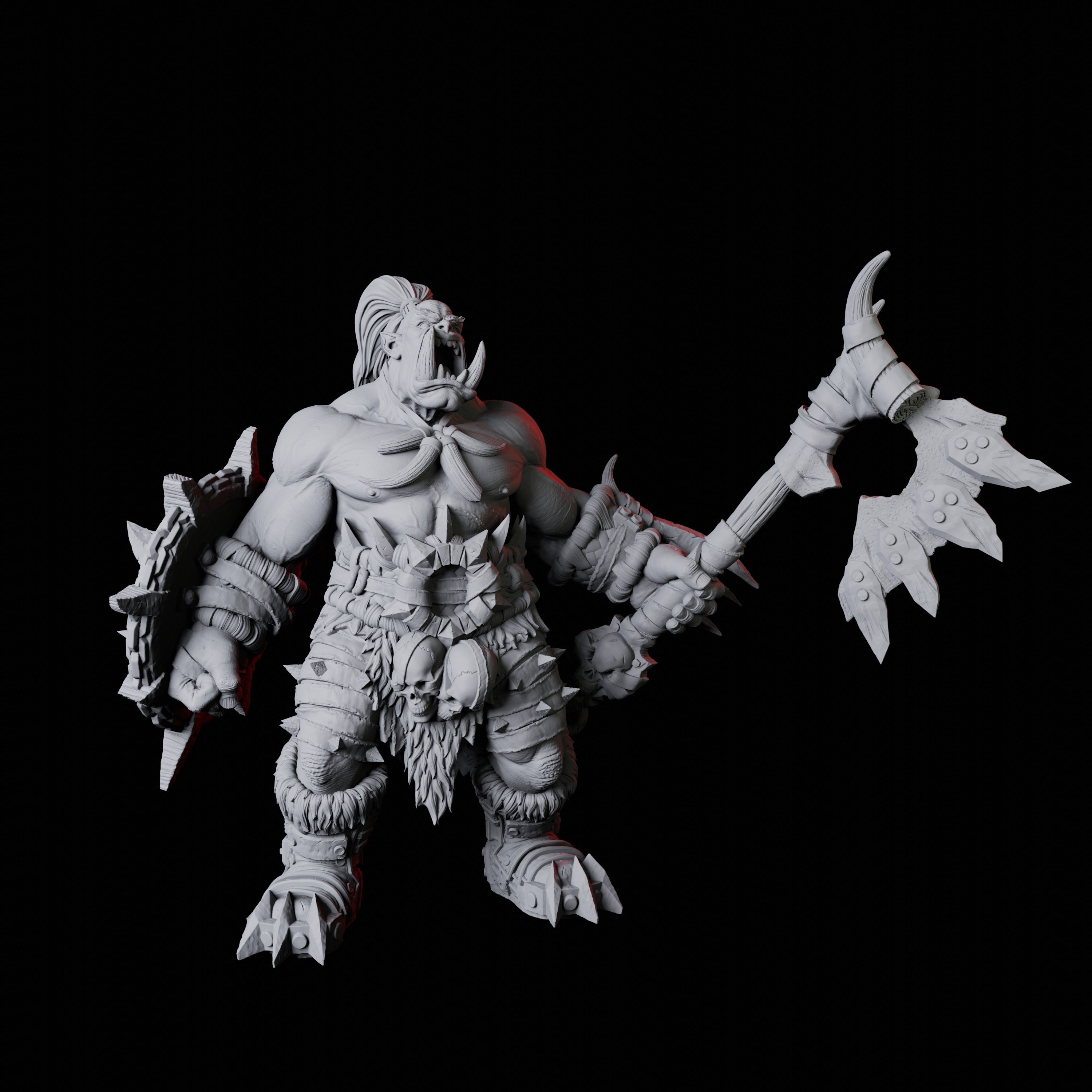 Orc War Band Miniature for Dungeons and Dragons