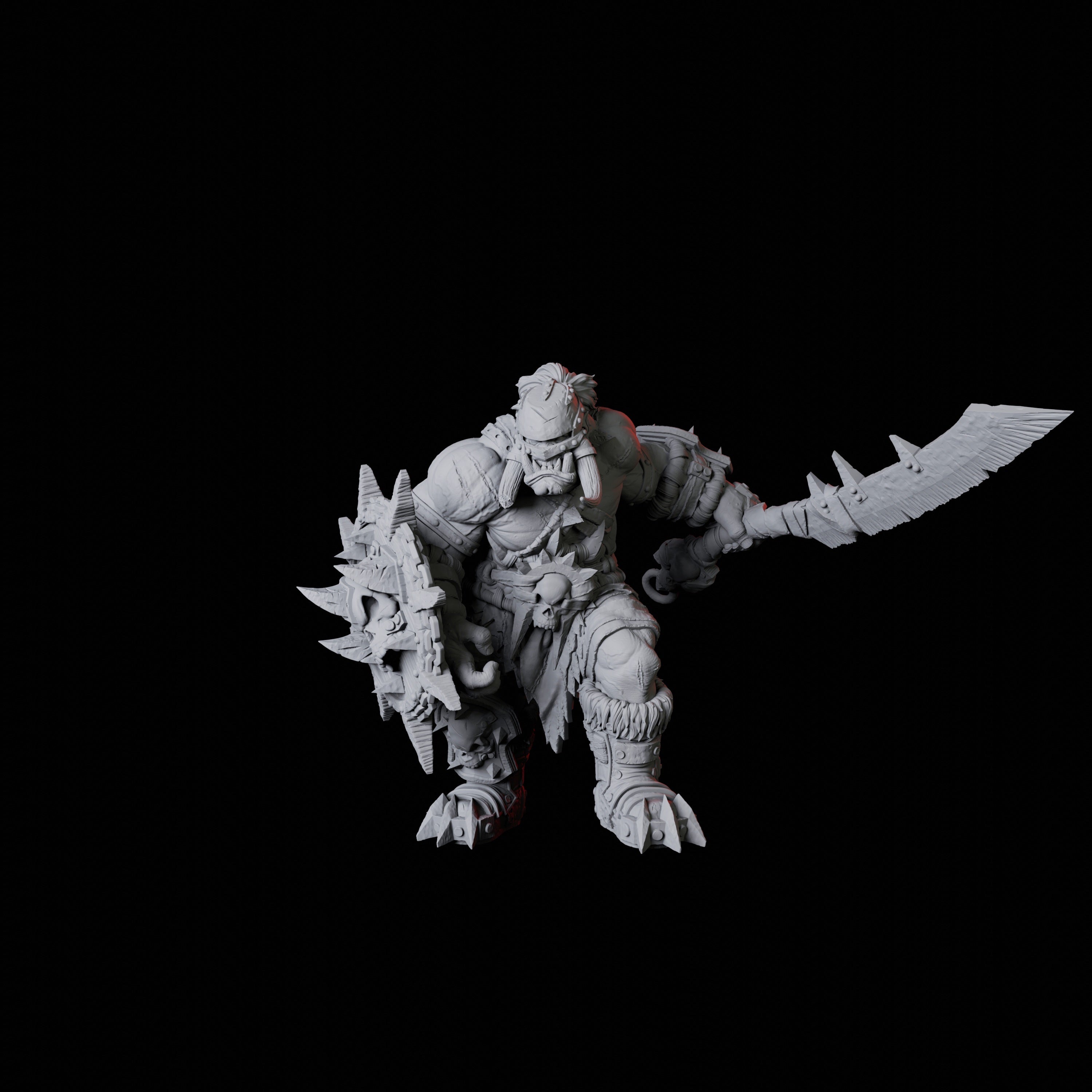 Orc War Band Miniature for Dungeons and Dragons