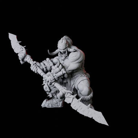 Orc War Band Miniature for Dungeons and Dragons, Pathfinder or other TTRPGs
