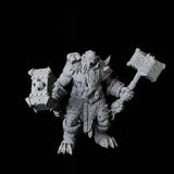 Orc War Band Miniature for Dungeons and Dragons, Pathfinder or other TTRPGs