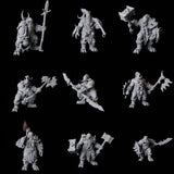 Orc War Band Miniature for Dungeons and Dragons, Pathfinder or other TTRPGs
