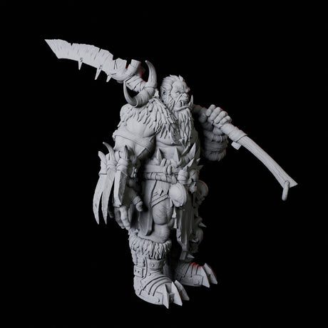 Orc Warrior A Miniature for Dungeons and Dragons, Pathfinder or other TTRPGs