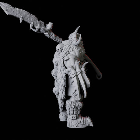 Orc Warrior A Miniature for Dungeons and Dragons, Pathfinder or other TTRPGs