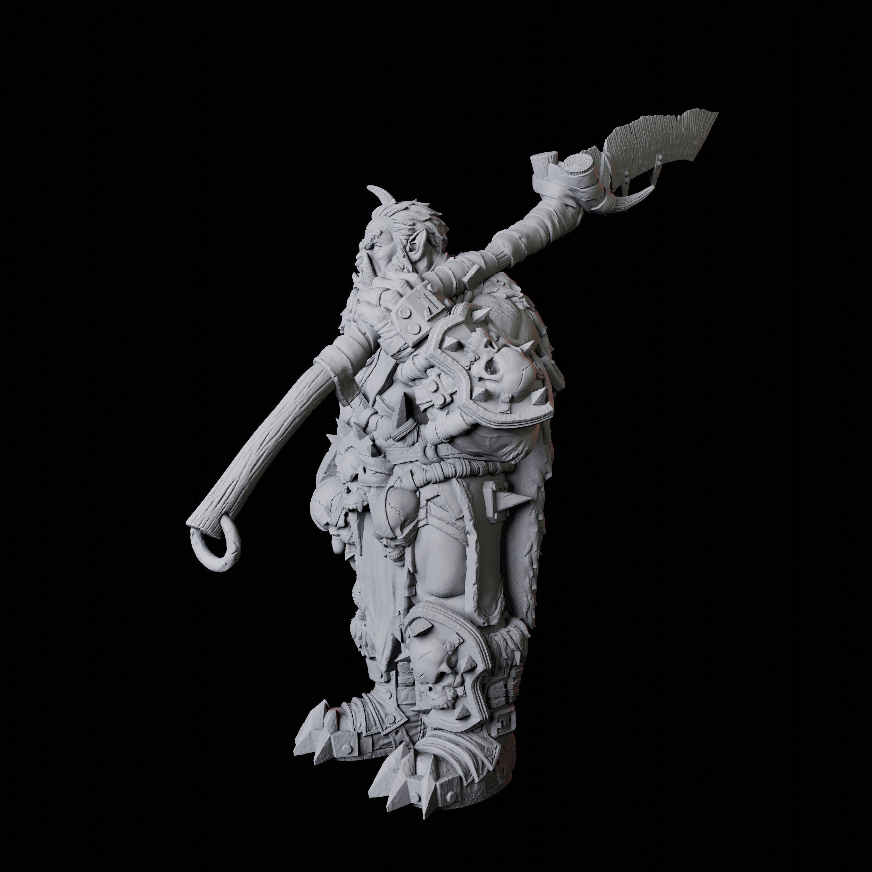 Orc Warrior A Miniature for Dungeons and Dragons