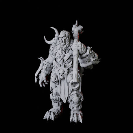 Orc Warrior A Miniature for Dungeons and Dragons, Pathfinder or other TTRPGs