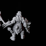 Orc Warrior C Miniature for Dungeons and Dragons, Pathfinder or other TTRPGs