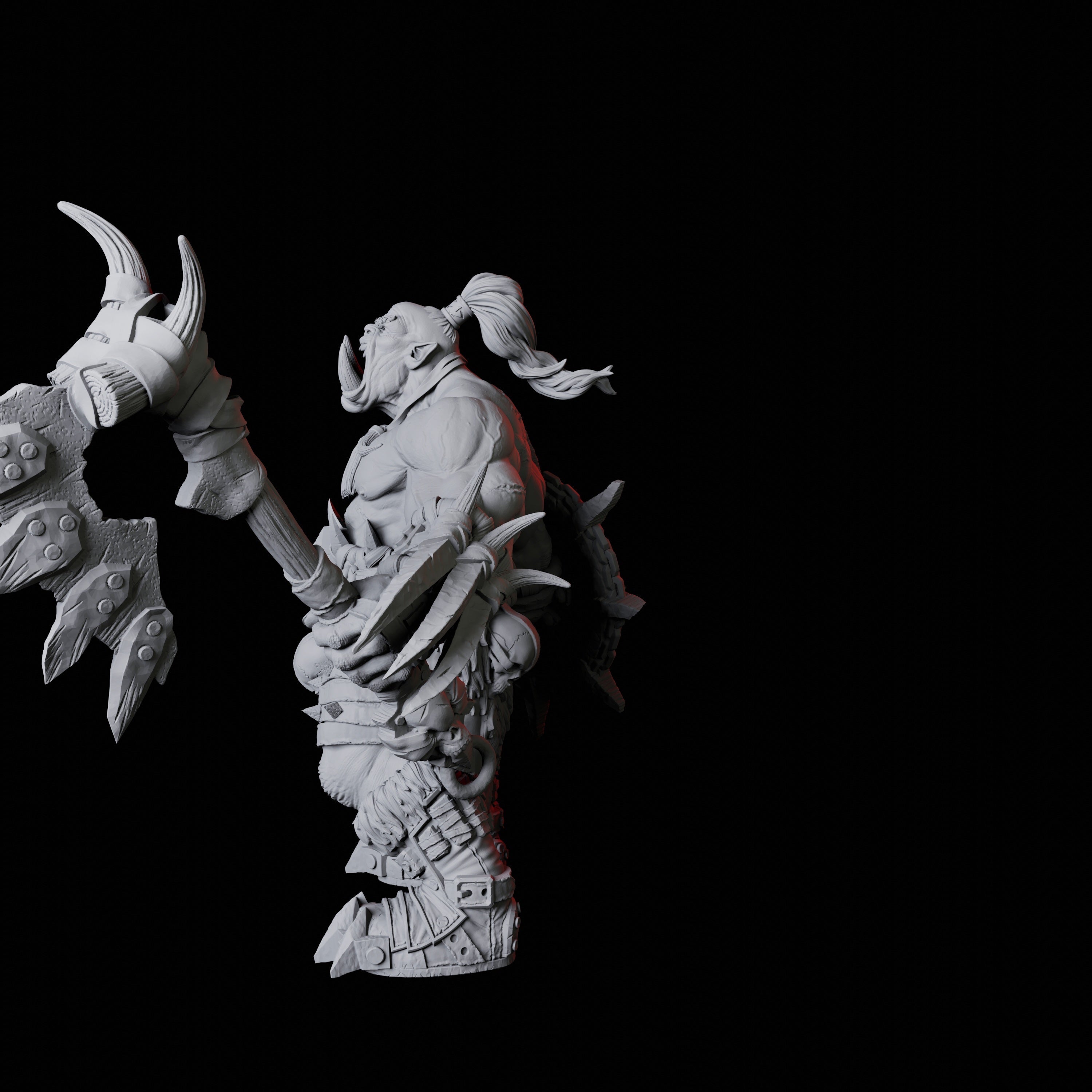 Orc Warrior C Miniature for Dungeons and Dragons