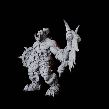 Orc Warrior C Miniature for Dungeons and Dragons, Pathfinder or other TTRPGs