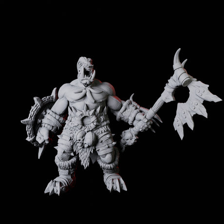 Orc Warrior C Miniature for Dungeons and Dragons, Pathfinder or other TTRPGs
