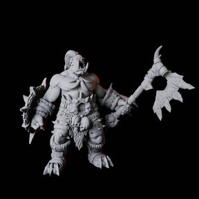 Orc Warrior C Miniature for Dungeons and Dragons, Pathfinder or other TTRPGs