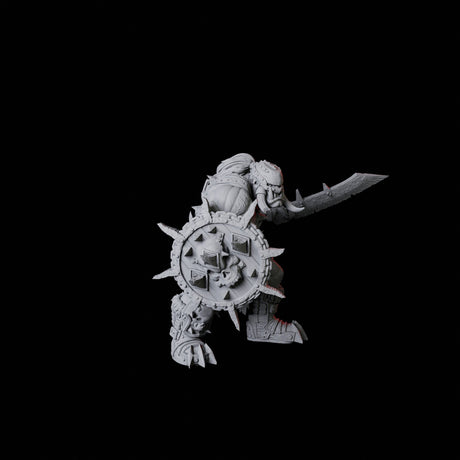 Orc Warrior D Miniature for Dungeons and Dragons, Pathfinder or other TTRPGs