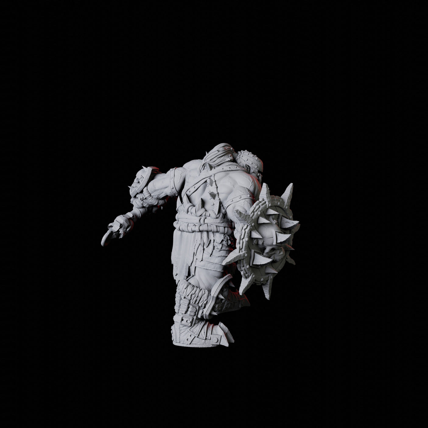 Orc Warrior D Miniature for Dungeons and Dragons, Pathfinder or other TTRPGs