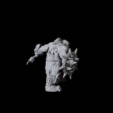 Orc Warrior D Miniature for Dungeons and Dragons, Pathfinder or other TTRPGs