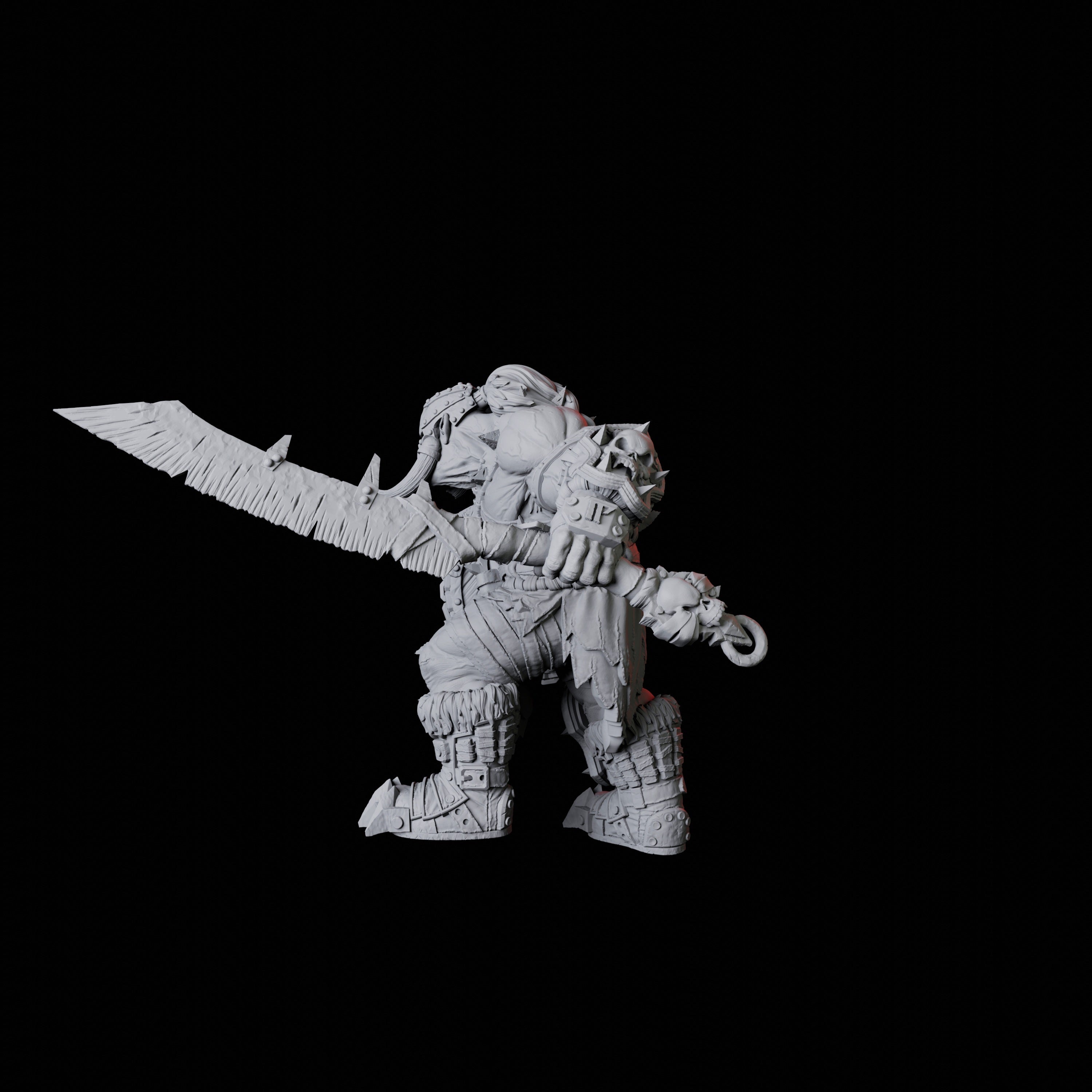 Orc Warrior D Miniature for Dungeons and Dragons