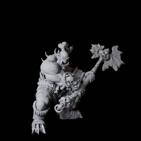 Orc Warrior E Miniature for Dungeons and Dragons, Pathfinder or other TTRPGs
