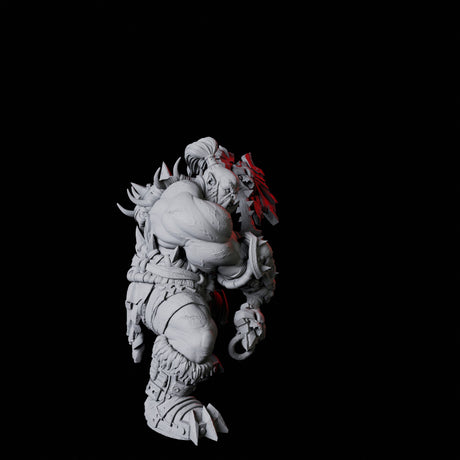 Orc Warrior E Miniature for Dungeons and Dragons, Pathfinder or other TTRPGs