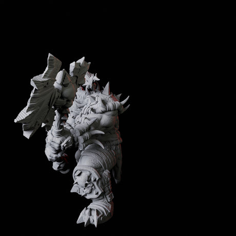 Orc Warrior E Miniature for Dungeons and Dragons, Pathfinder or other TTRPGs