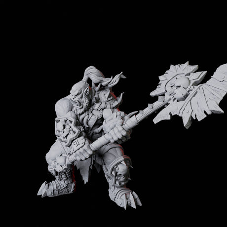 Orc Warrior E Miniature for Dungeons and Dragons, Pathfinder or other TTRPGs