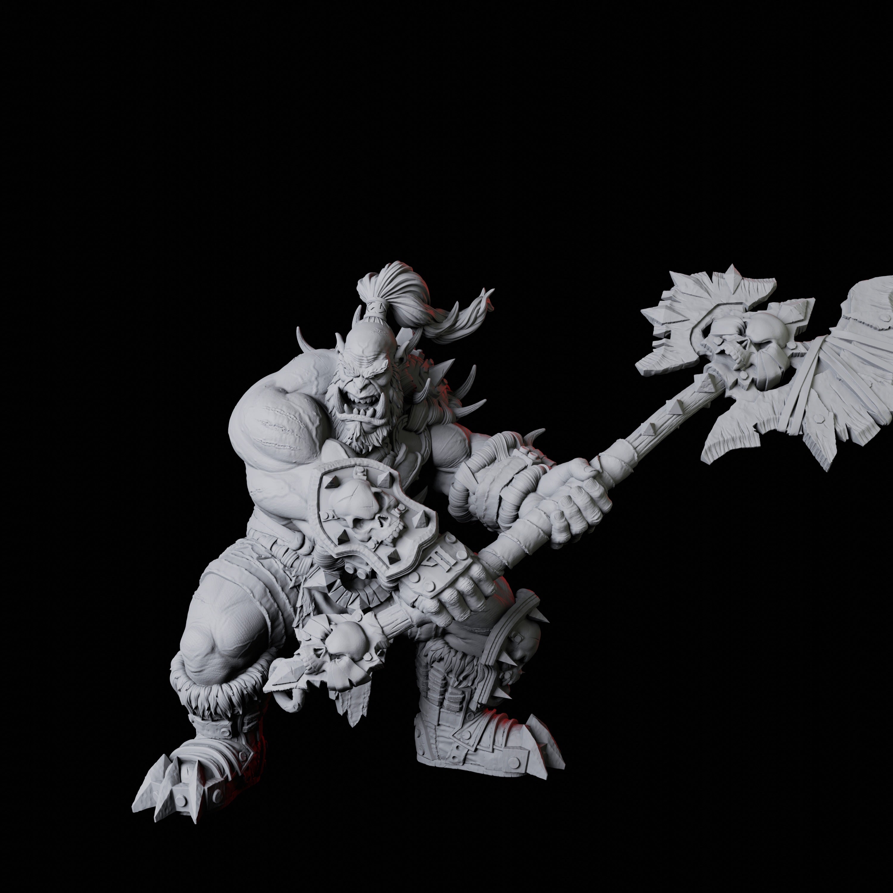 Orc Warrior E Miniature for Dungeons and Dragons