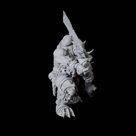 Orc Warrior F Miniature for Dungeons and Dragons, Pathfinder or other TTRPGs