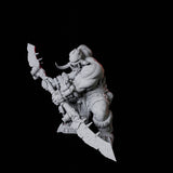 Orc Warrior F Miniature for Dungeons and Dragons, Pathfinder or other TTRPGs