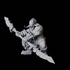 Orc Warrior F Miniature for Dungeons and Dragons, Pathfinder or other TTRPGs