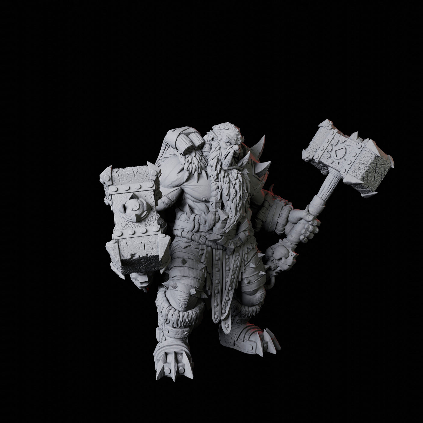 Orc Warrior G Miniature for Dungeons and Dragons, Pathfinder or other TTRPGs