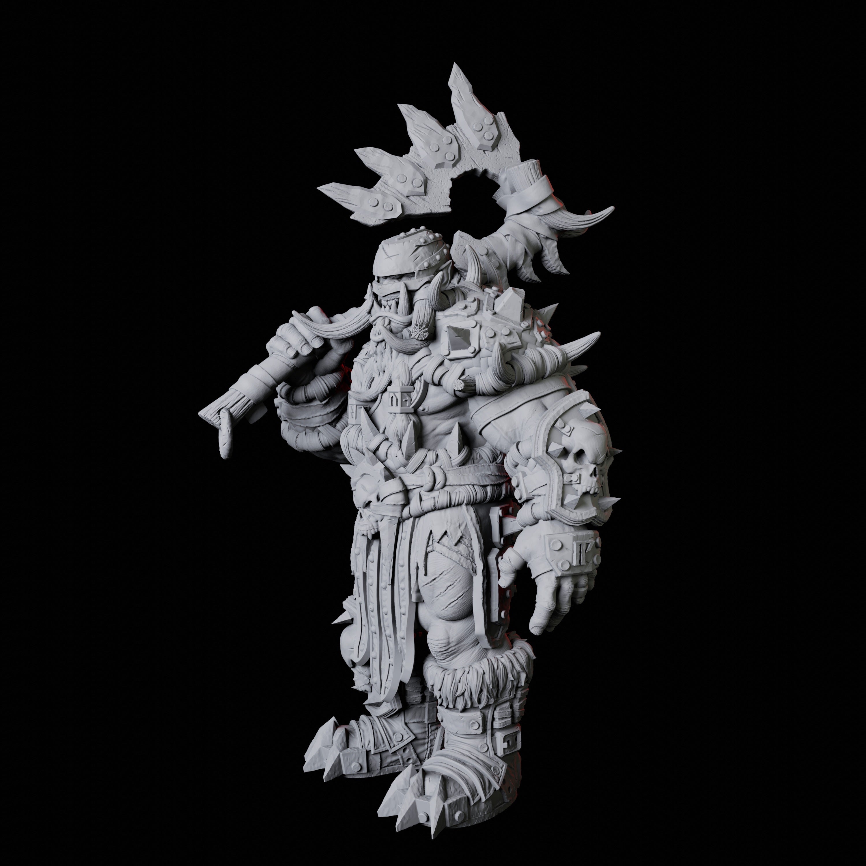 Orc Warrior H Miniature for Dungeons and Dragons