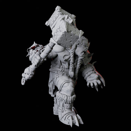 Orc Warrior I Miniature for Dungeons and Dragons, Pathfinder or other TTRPGs