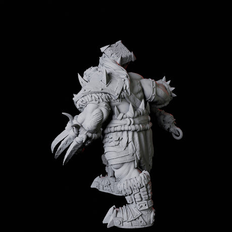 Orc Warrior I Miniature for Dungeons and Dragons, Pathfinder or other TTRPGs