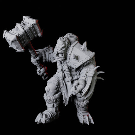 Orc Warrior I Miniature for Dungeons and Dragons, Pathfinder or other TTRPGs