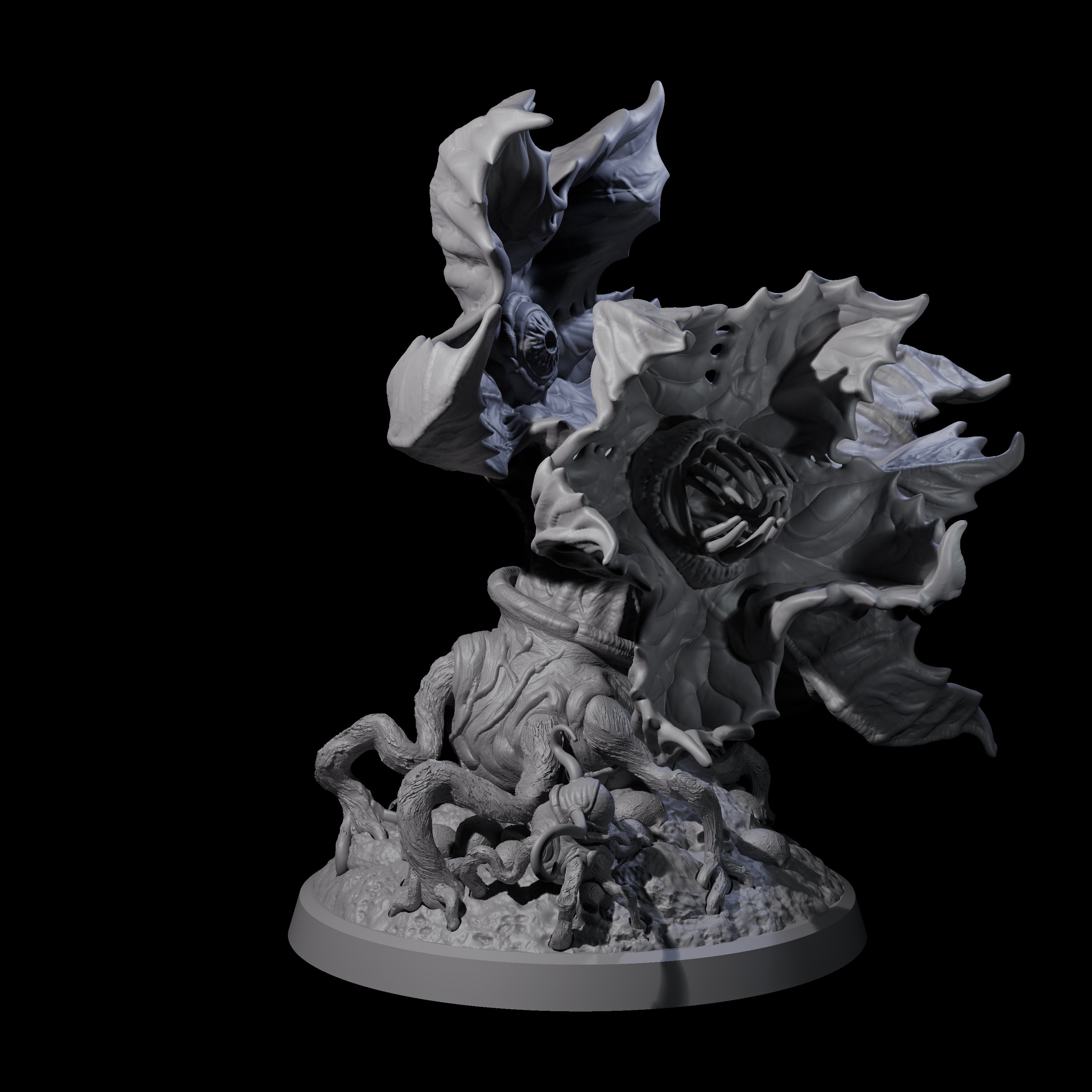 Orchid Roper Miniature for Dungeons and Dragons, Pathfinder or other TTRPGs