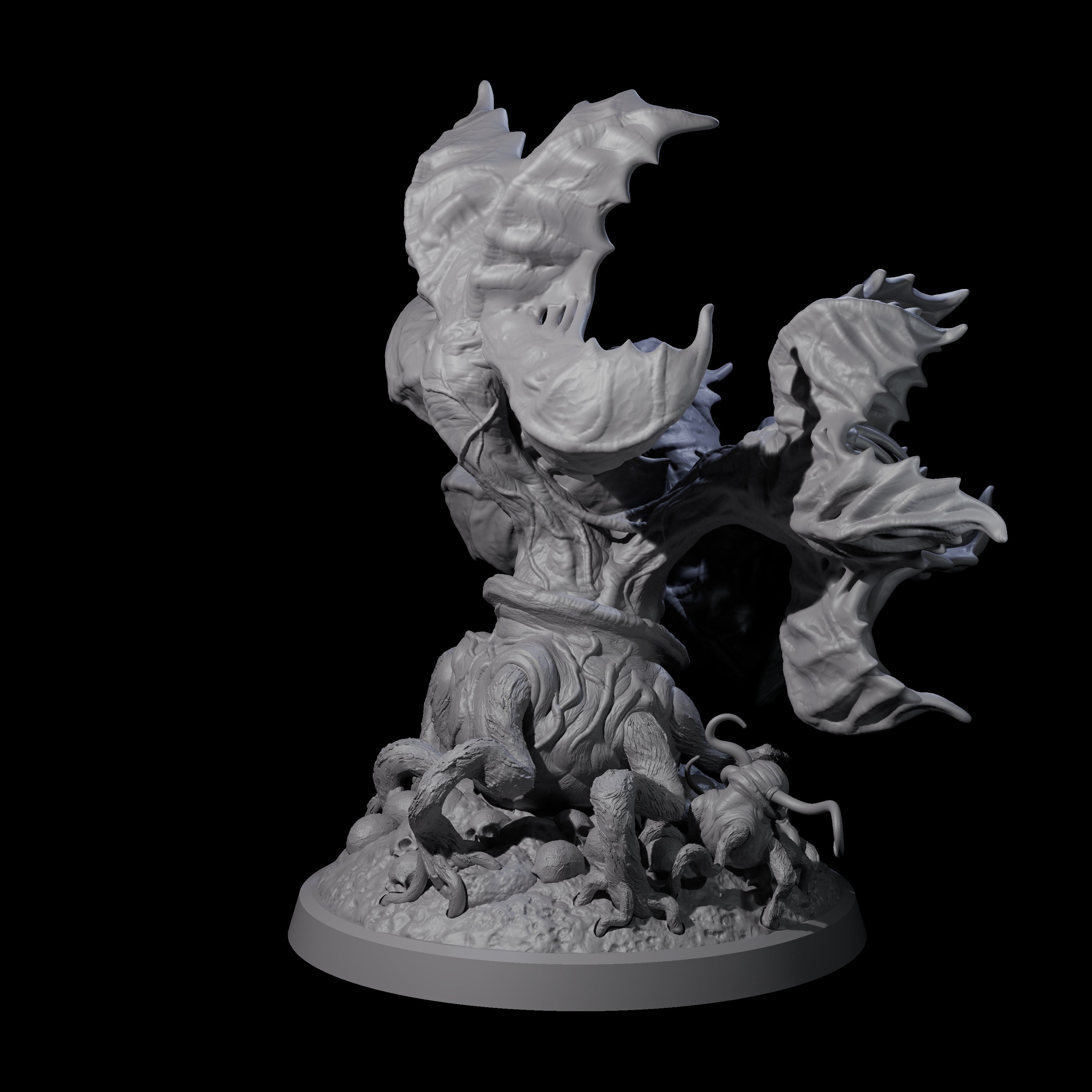 Orchid Roper Miniature for Dungeons and Dragons, Pathfinder or other TTRPGs