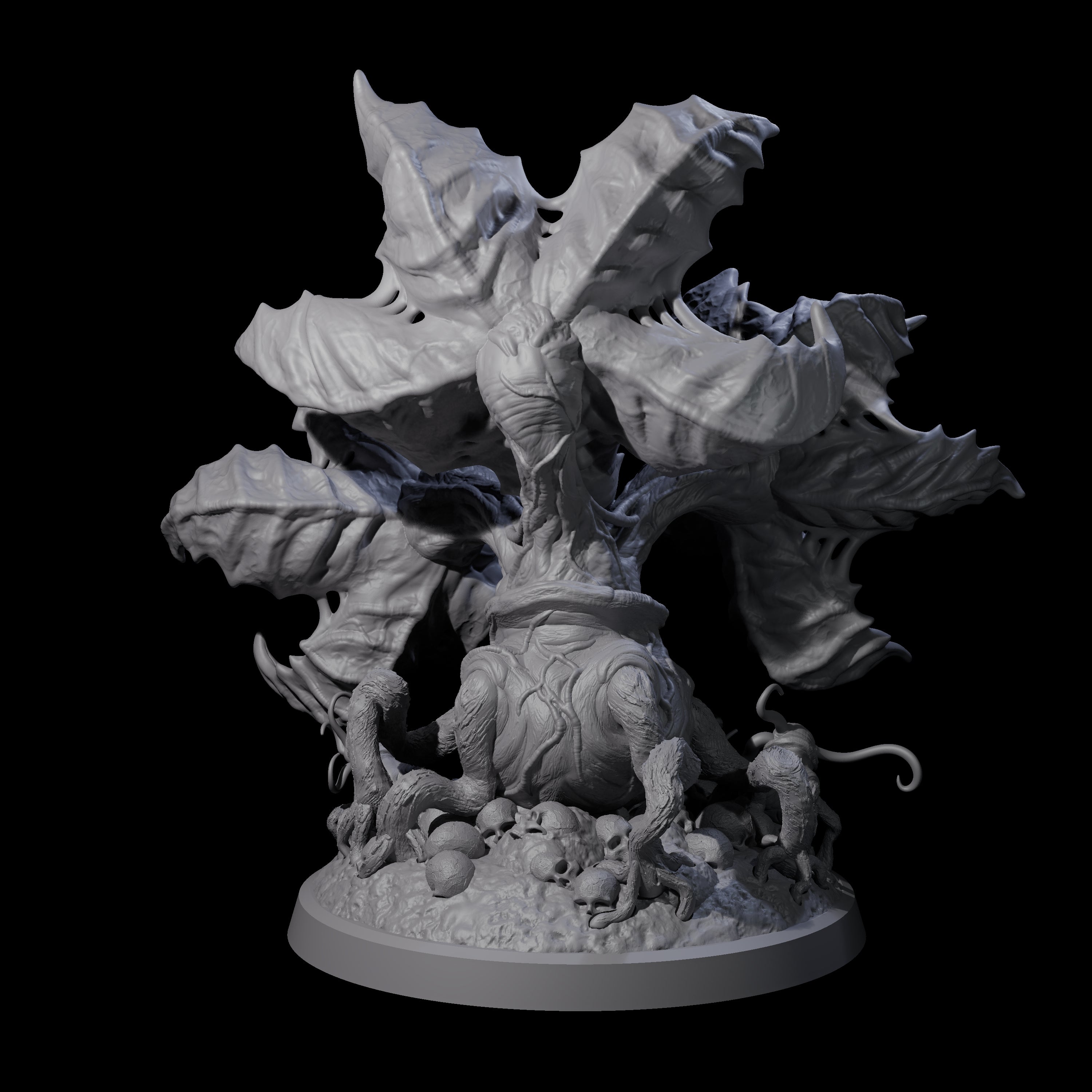 Orchid Roper Miniature for Dungeons and Dragons, Pathfinder or other TTRPGs