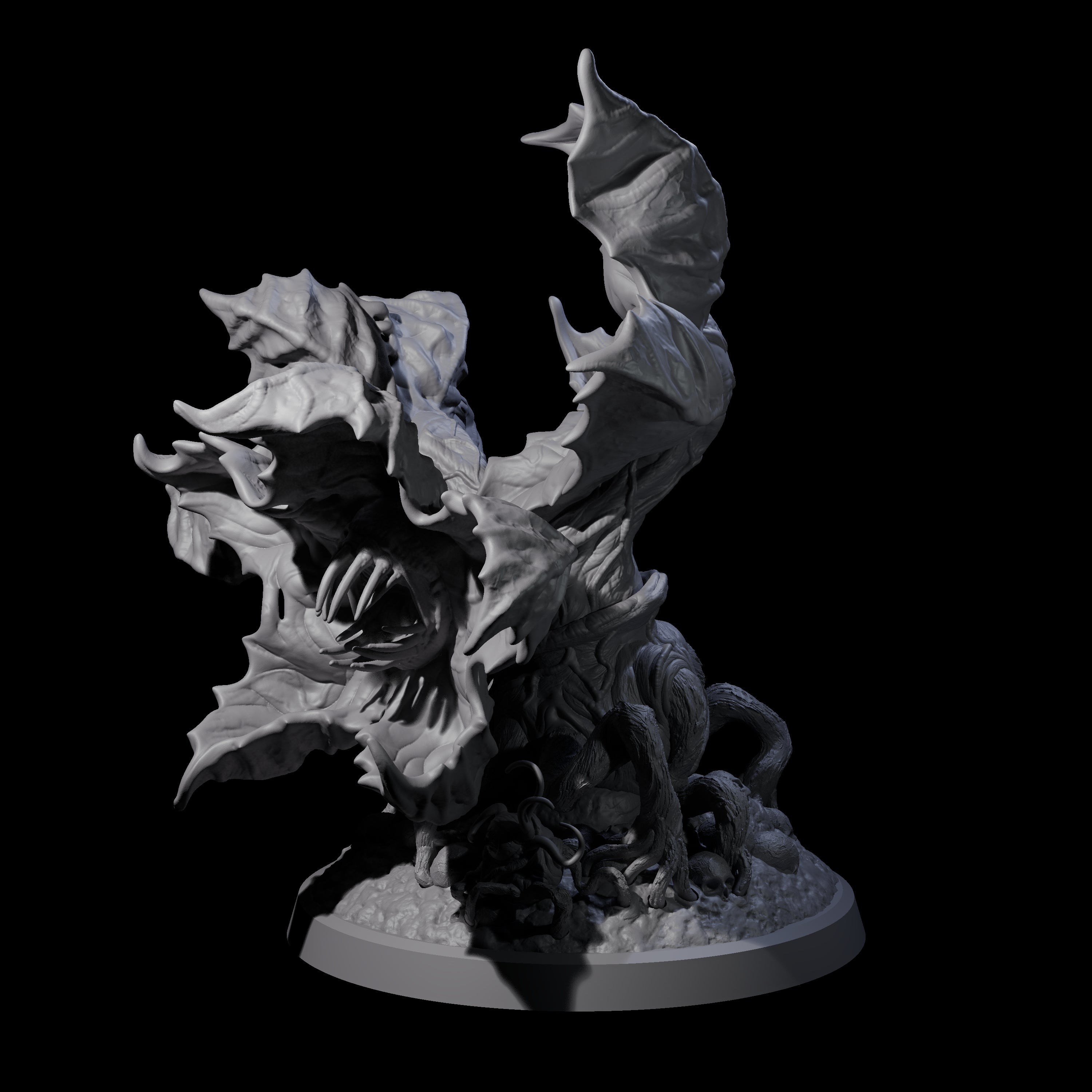 Orchid Roper Miniature for Dungeons and Dragons, Pathfinder or other TTRPGs