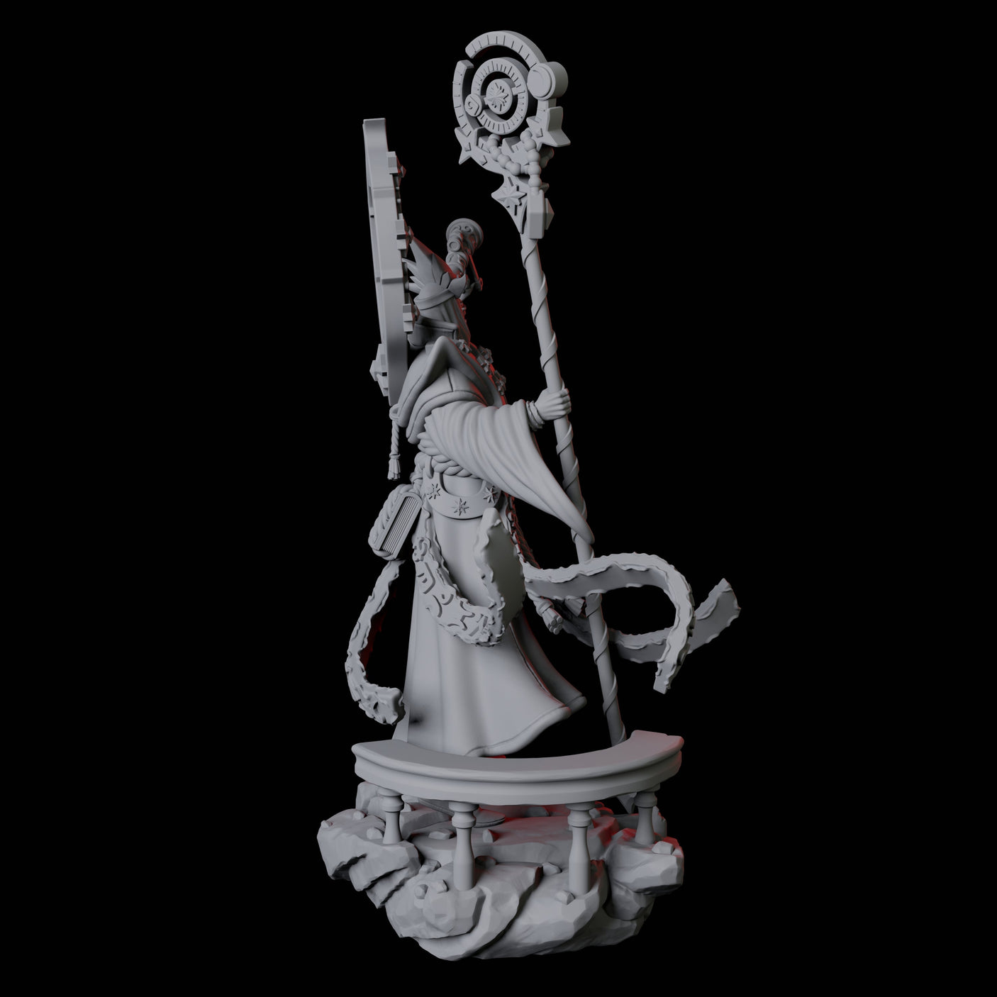 Ornate Astronomer Miniature for Dungeons and Dragons, Pathfinder or other TTRPGs