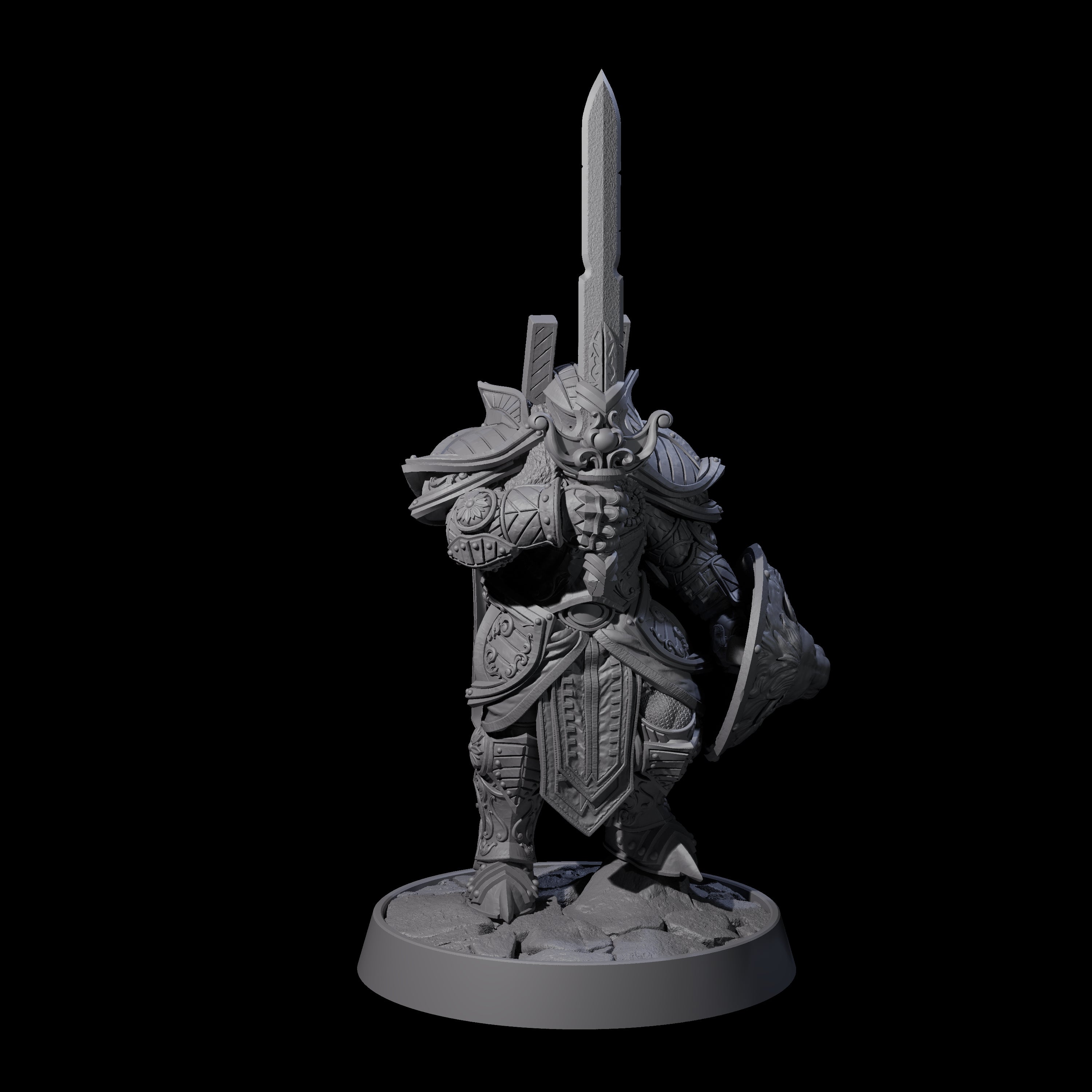 Ornate Palace Guard A Miniature for Dungeons and Dragons, Pathfinder or other TTRPGs