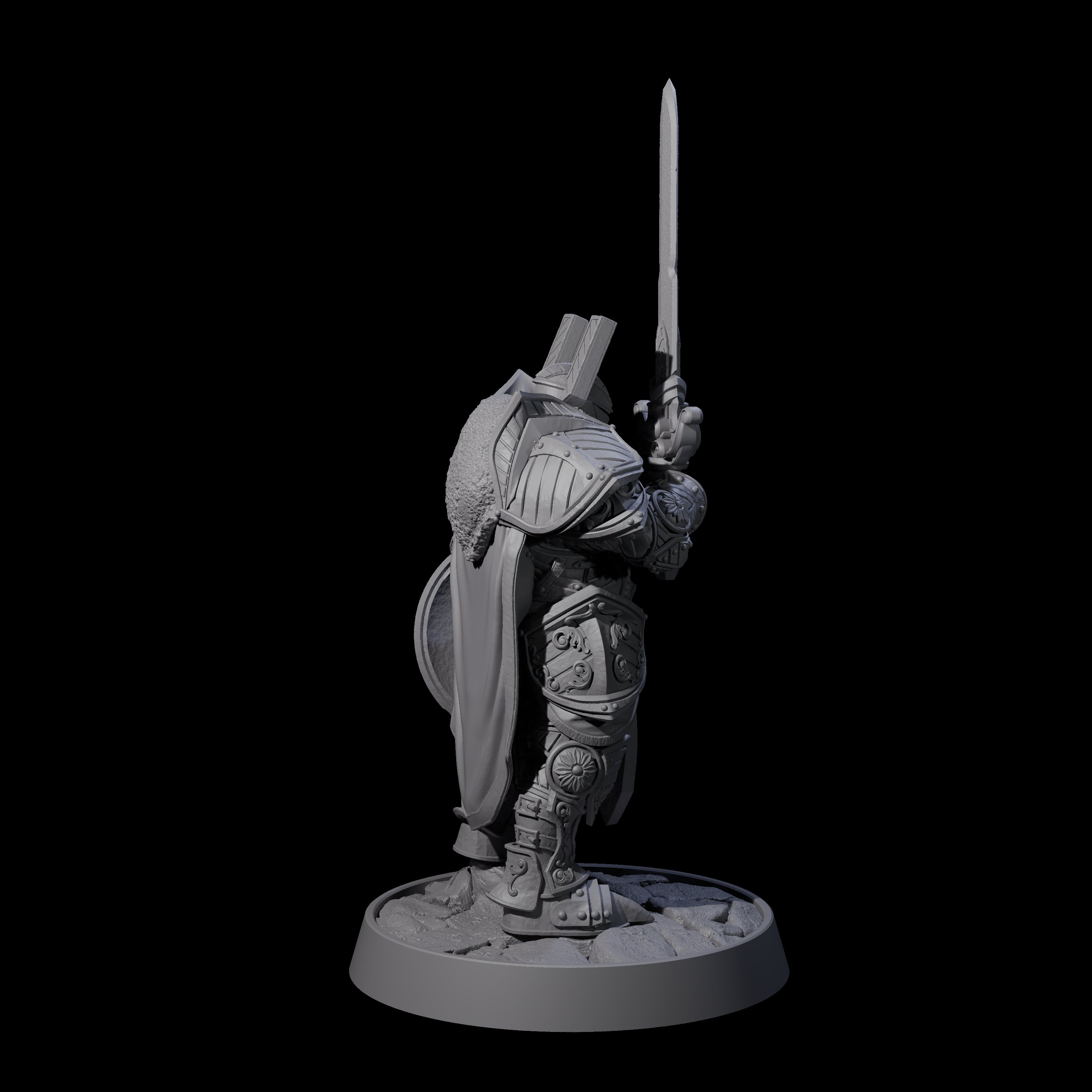 Ornate Palace Guard A Miniature for Dungeons and Dragons, Pathfinder or other TTRPGs