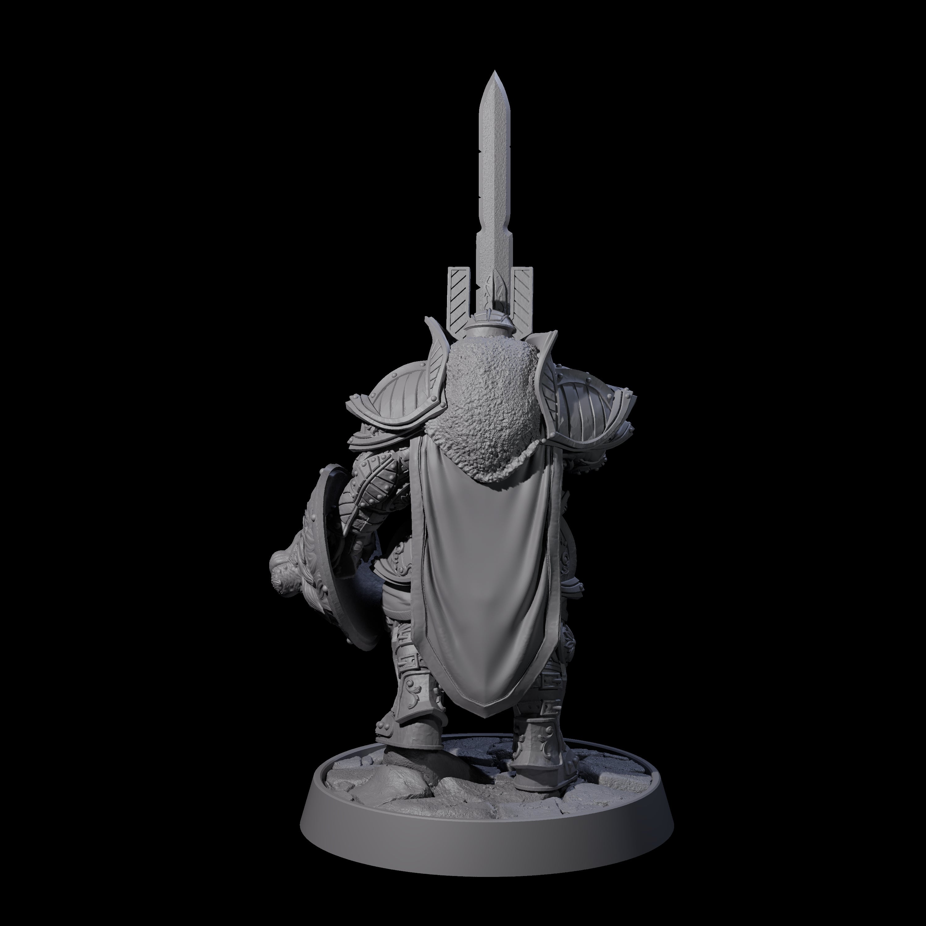 Ornate Palace Guard A Miniature for Dungeons and Dragons, Pathfinder or other TTRPGs